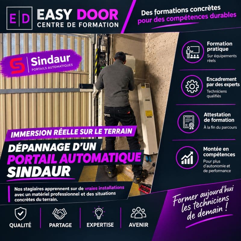 Immersion : dépannage d'un portail automatique Sindaur